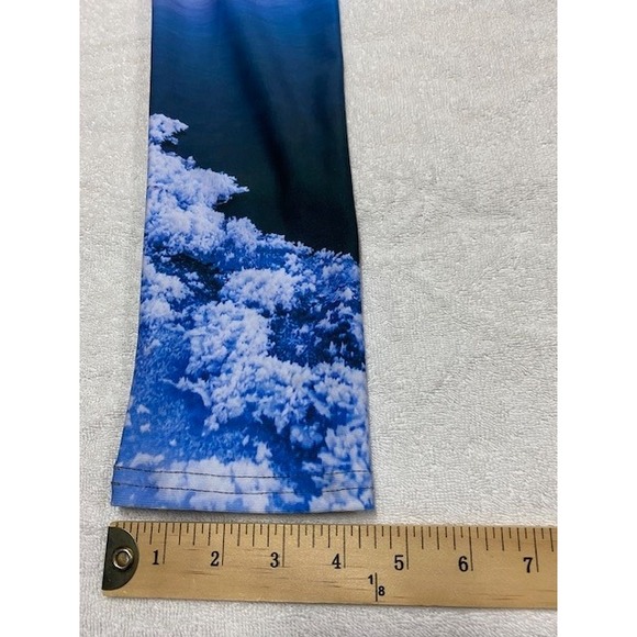 Mountain Moves Women's Leggings Blue Mountains Reflection Activewear Size S - Picture 8 of 8